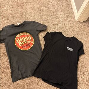 Black Graphic Kids T-Shirt